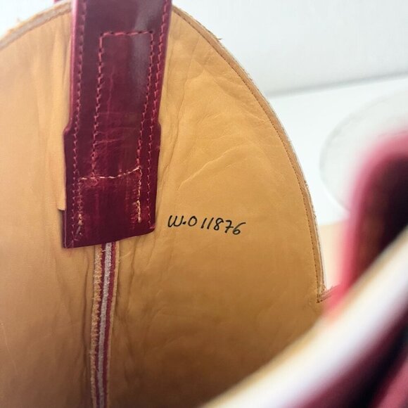 NEW Rod Patrick Mens Cowboy Boots 8 AA Brown Mocha Bison Square Toe Western - Picture 10 of 12